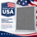 Carrier KFAFK0312LRG Upgraded Merv 9 Aluminum Electrostatic Washable Air Filter 19-7/8x21-1/2x1 - DEF19.821.51E
