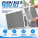 Carrier KFAFK0412XXL Upgraded Merv 9 Aluminum Electrostatic Washable Air Filter 21-1/2x23-3/8x1 - DEFS1549-21-1/2x23-3/8x1