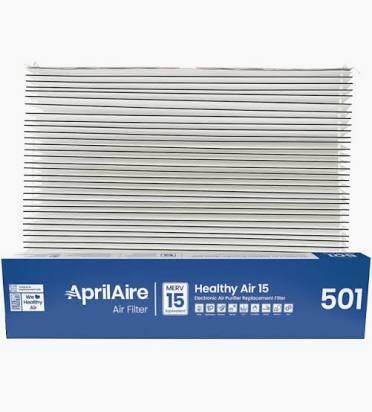 Genuine AprilAire 501 16x25x6 MERV 15 Air Filter Genuine AprilAire 501 16x25x6 MERV 15 Air Filter