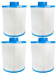 Artesian 6" D Spa PAS40-F2M 6CH-352 FC-0312 Spa Filter - WS.ARS0312-4P