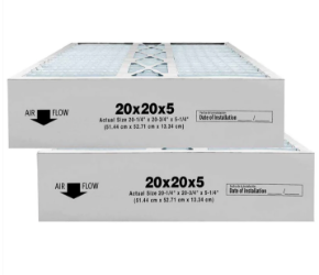 Carrier CMF2020 / P102-2020 Air Filter, 20x20x5, MERV 8, 11, 13 OEM Replacement Carrier CMF2020 / P102-2020 Air Filter, 20x20x5, MERV 8, 11, 13 OEM Replacement