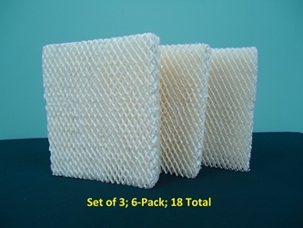 Filter DU3C - Compatible for Honeywell Duracraft HAC-801 Humidifier Filter; Set of 3; 6-Pack 