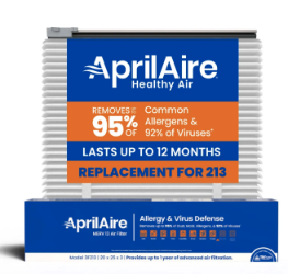 Genuine AprilAire 213/3F213/UK213 20x25x3 MERV 13 Air Filter Genuine AprilAire 213/3F213/UK213 20x25x3 MERV 13 Air Filter