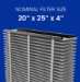 Genuine AprilAire 213CBN 20x25x4 MERV 13+ Carbon Air Filter - 213CBN