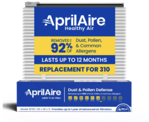AprilAire 310/3F311/UK311 (Replaces 310) 20x20x3 MERV 11 Air Filter AprilAire 310/3F311/UK311 (Replaces 310) 20x20x3 MERV 11 Air Filter