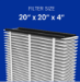 Genuine AprilAire 310 MERV 11 20x20x4 Air Filter - 310