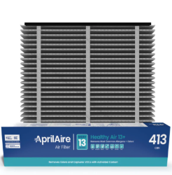 Genuine AprilAire 413CBN 16x25x4 MERV 13+ Carbon Air Filter Genuine AprilAire 413CBN 16x25x4 MERV 13+ Carbon Air Filter