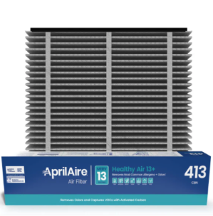 Genuine AprilAire 413CBN 16x25x4 MERV 13+ Carbon Air Filter Genuine AprilAire 413CBN 16x25x4 MERV 13+ Carbon Air Filter