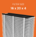Genuine Aprilaire 113 16x20x4 MERV 13 Air Filter - 113 