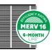 Genuine AprilAire 216 20x25x4 MERV 16 Air Filter - 216