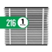 Genuine AprilAire 216 20x25x4 MERV 16 Air Filter - 216