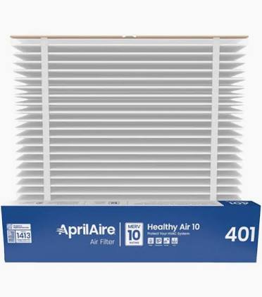 Genuine AprilAire 401 16x25x6 MERV 10 Air Filter Genuine AprilAire 401 16x25x6 MERV 10 Air Filter