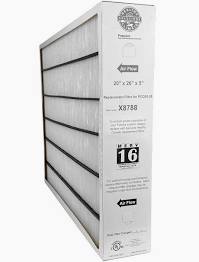 Genuine Lennox X8789 Healthy Climate 100908-08 Pleated Air Filter 16 x 26 x 5 Inch MERV 16 