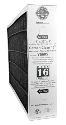 Genuine Lennox Y6605 Healthy Climate 100908-11 Pleated Carbon Air Filter 26 x 16 x 5 Inch MERV 16 Genuine Lennox Y6605 16x26x5 MERV 16 For PCO3-16-16