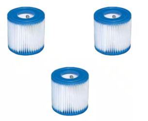 Intex Type H Pool Filter Cartridge 29007E PIN2H Filter Solution Replacement Intex Type H Pool Filter Cartridge PIN2H 3-PACK