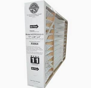 Genuine Lennox X6664 17x26x4 MERV 11 Healthy Climate 100898-04 Pleated Air Filter Genuine Lennox X6664 17x26x4 MERV 11 Healthy Climate 100898-04 Pleated Air Filter