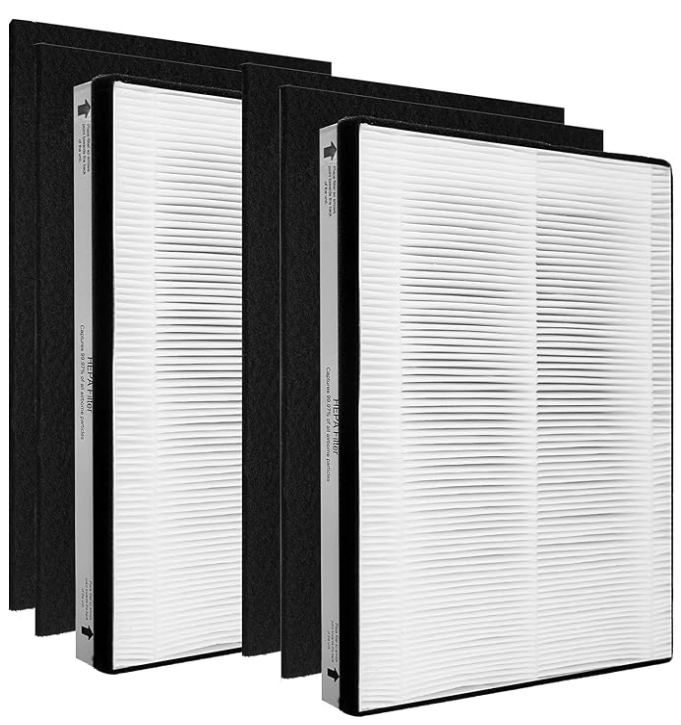 Vornado (2) MD1-0022 HEPA (4) MD1-0023 Filter Solution Replacement Vornado (2) MD1-0022 HEPA (4) MD1-0023 Filter Solution Replacement