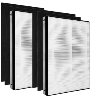 Vornado (2) MD1-0022 HEPA (4) MD1-0023 Filter Solution Replacement Vornado (2) MD1-0022 HEPA (4) MD1-0023 Filter Solution Replacement